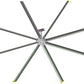 Heavy-Duty 236" Industrial Ceiling Fan with Adjustable Fan Downrod– Most Giant Fan, High-Performance Cooling for Large Spaces