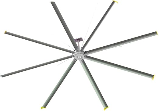 Heavy-Duty 236" Industrial Ceiling Fan with Adjustable Fan Downrod– Most Giant Fan, High-Performance Cooling for Large Spaces