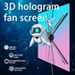 150CM (59-inch) Large 3D Hologram Fan – Commercial Advertising Display, 8-Blade LED Holographic Projector, WiFi & APP Control, Secure Flight Case Packaging