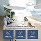 52 Inch Ceiling Fan with Lights and Remote, Morden White Ceiling Fan, Quiet Reversible Motor, Dimmable Light for Bedroom, Living Room, Dining room
