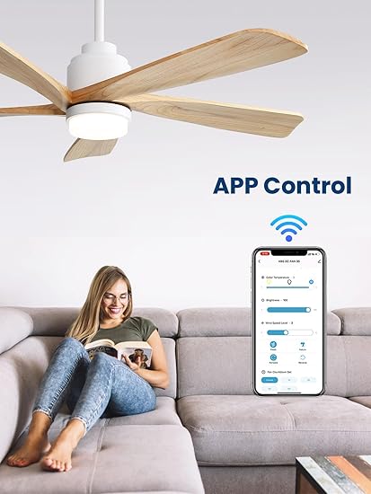 Sofucor Smart Ceiling Fan 52 Inch